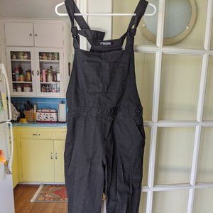 Black jumpsuit with strap ties